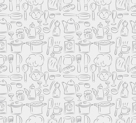 seamless cooking pattern