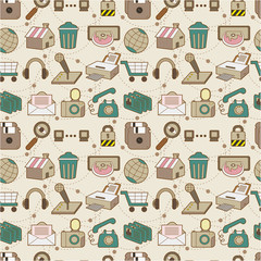 seamless web pattern