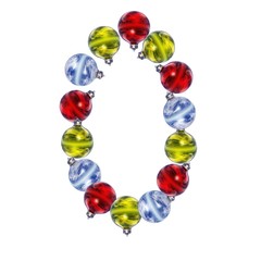 High resolution conceptual Christmas font isolated on white