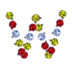 High resolution Christmas font isolated