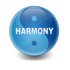 Esfera brillante texto HARMONY