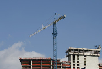 Naklejka premium Building Construction