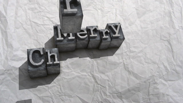 litho merry christmas