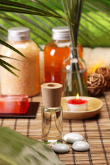 Oil, bath, spa and relax