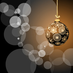 chocolate ball on blur