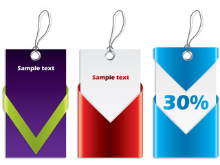 Cool design shopping labels