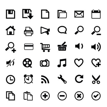 Vector Icon computer web