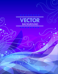 Vector abstract trendy background