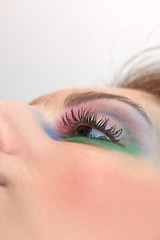 Obraz premium occhi truccati