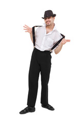 Attractive gentleman posing