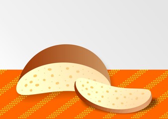 Bread, vector illustration