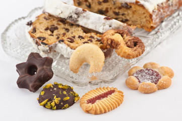 Weihnachststollen und Gebäck