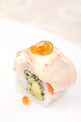 sushi on the plate