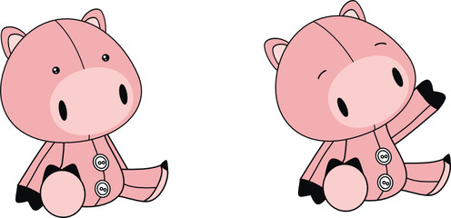 pig plush cartoon