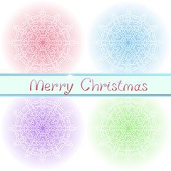 Background with snowflakes