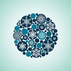 Background with circles