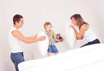 Fototapeta premium pillow fight