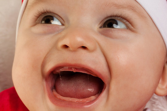 Gesicht eines kleinen Babys