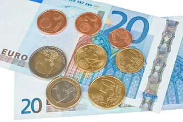 European union banknotes and coins
