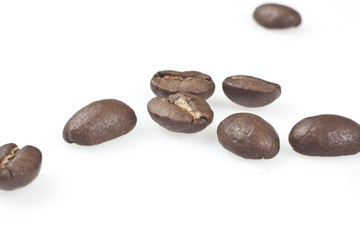 Coffee beans isolated
