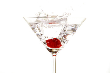 Cocktail glas Splash Himbeere