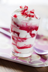 pomegranate yoghurt