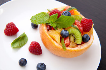 Fruit citrus berry salad
