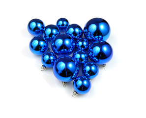Palline blu di Natale