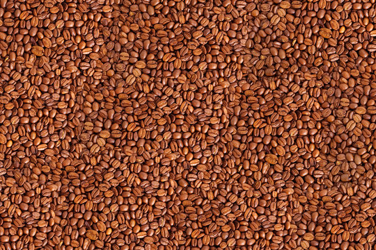 texture of coffee beens