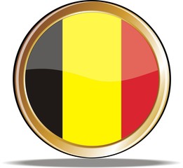 Fototapeta premium bouton belgique