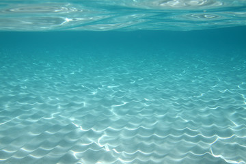 sous l'eau
