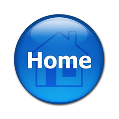 Boton brillante texto Home