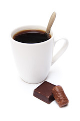 coffee cup isolated on white