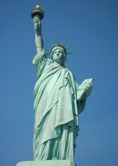 Statute of Liberty on Ellis Island in New York