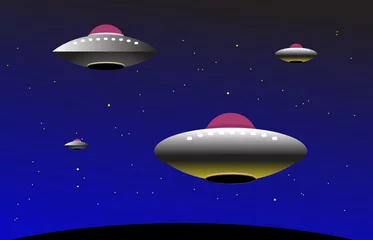 Gordijnen UFO © bOBAN
