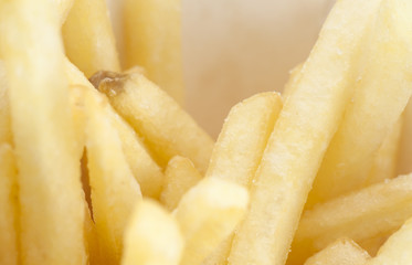 French fries macro shot