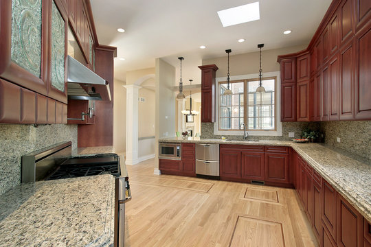 Kitchen in new construction home