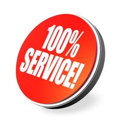 100% Service! Button