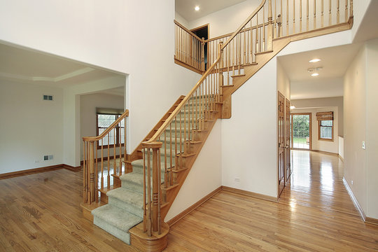 Foyer in new construction home