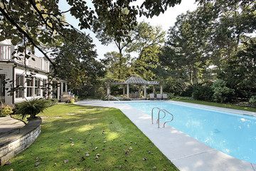 Swimming pool in luxury home