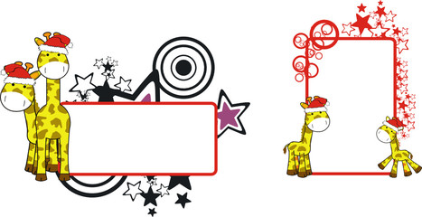 giraffe xmas copyspace2