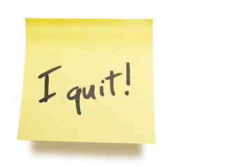 i quit note