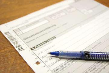 Umsatzsteuererklärung ausfüllen