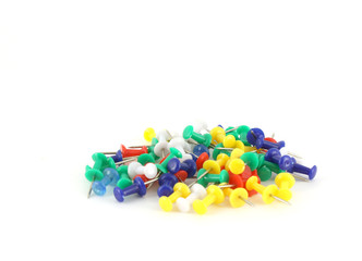 Color power drawing-pins