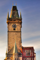 City hall at the Old Town Square in Prague