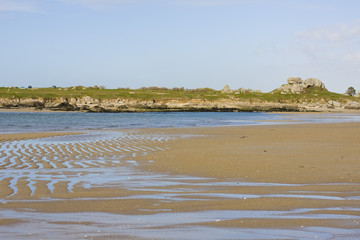 view of coastline in brittany