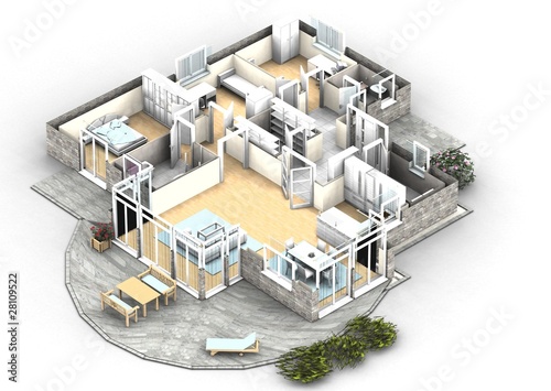 3d grundriss Einfamilienhaus grundriss modern 3d
3d grundriss