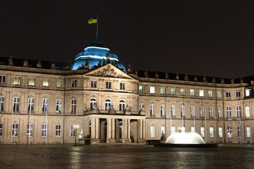 Naklejka premium Neues Schloss am Schlossplatz Stuttgart