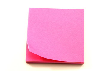 Pink Sticky Note Pad