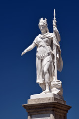 Liberty statue  at municipalità of Repubblica di San Marino